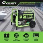 13,000W Dual Fuel Portable Generator, Powered by Gas or Propane, Electric Start, Home Backup & RV Readys. - Image 4