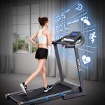 2.25HP Folding Treadmill with Incline, Superfit Electric Treadmill - Image 2