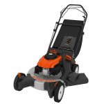 26 in. 208 cc Gas Walk Behind 3-In-1 Wide Area Self Propelled Lawn Mower, Rear Wheel Drive with Blade Brake Clutch - Image 3