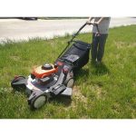 26 in. 208 cc Gas Walk Behind 3-In-1 Wide Area Self Propelled Lawn Mower, Rear Wheel Drive with Blade Brake Clutch - Image 8