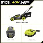 40V Brushless 20 in. Cordless Walk Behind Self-Propelled Lawn Mower - Image 10