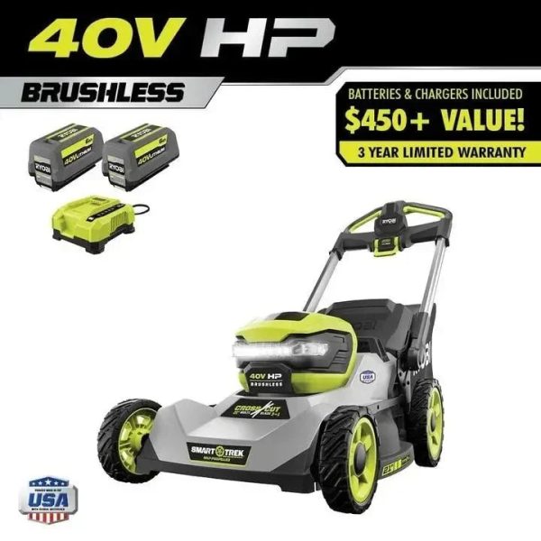 40V HP Brushless 21″ Self-Propelled Multi-Blade Mower Kits. - Prioka