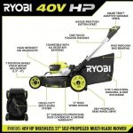 40V HP Brushless 21″ Self-Propelled Multi-Blade Mower Kits. - Image 2