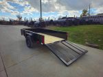 5′ X 10′ Utility Trailer Straight Deck 18″ Sides Tall Gate - Image 27