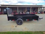 5′ X 10′ Utility Trailer Straight Deck 18″ Sides Tall Gate - Image 12