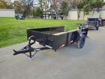 5′ X 10′ Utility Trailer Straight Deck 18″ Sides Tall Gate - Image 22