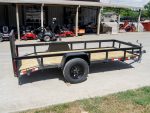 5×12 Powder Coated Dovetail Utility Trailer 3500lb Axle - Image 12