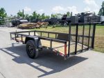 5×12 Powder Coated Dovetail Utility Trailer 3500lb Axle - Image 9