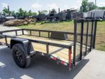 5×12 Powder Coated Dovetail Utility Trailer 3500lb Axle - Image 5