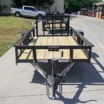 5×12 Powder Coated Dovetail Utility Trailer 3500lb Axle - Prioka