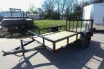 6′ 4″ x 10 Utility Trailer Dovetail Powder Coated With Gate 3,500lb Axle - Image 10