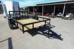 6′ 4″ x 10 Utility Trailer Dovetail Powder Coated With Gate 3,500lb Axle - Image 9