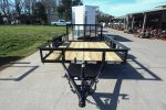 6′ 4″ x 10 Utility Trailer Dovetail Powder Coated With Gate 3,500lb Axle - Image 11