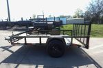 6′ 4″ x 10 Utility Trailer Dovetail Powder Coated With Gate 3,500lb Axle - Image 12