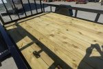 6′ 4″ x 10 Utility Trailer Dovetail Powder Coated With Gate 3,500lb Axle - Image 3