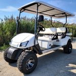 6 Passenger WildCat 48v Electric Golf Cart Limo LSV Low Speed Vehicle Six Seater – 48v – White – BD600 - Prioka