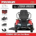 60V Zero Turn Riding Lawn Mowers. - Image 3