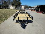 6’4″ x 16 Utility Trailer Double Axle Dovetail With Gate Powder Coated (2) 3500lb Axles - Image 15