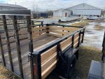 7×10 Heavy-Duty Utility Trailer – Single Axle with Wood Floor & LED Lights - Image 4