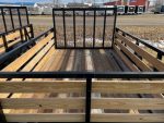 7×10 Heavy-Duty Utility Trailer – Single Axle with Wood Floor & LED Lights - Image 3