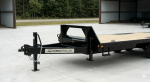 8.5×25 Gooseneck Flatbed Equipment Trailer – Tandem Dual Axle Black – CARGOTRAILER - Image 2