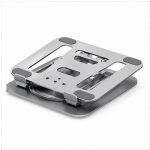 Adjustable Laptop Stand, 360° Rotating & Foldable Notebook Holder for 9.7–17.3 Inch Laptops