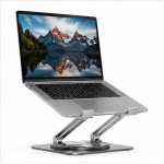Adjustable Laptop Stand, 360° Rotating & Foldable Notebook Holder for 9.7–17.3 Inch Laptops - Image 4