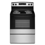 Amana 30-Inch 4.8 Cu. Ft. Freestanding Electric Range, Stainless Steel - Prioka