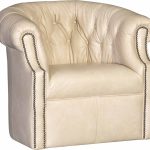 Amelia Leather Swivel Chair