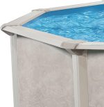 Aquarian 21ft x 52in Round Steel-Frame Above Ground Swimming Pool – Phoenix Series, DIY Outdoor Backyard Pool - Image 8