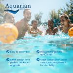 Aquarian Venetian 24ft x 52in Above Ground Swimming Pool with Liner and Skimmer - Image 3