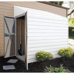Arrow Yardsaver 4 x 7 ft. Galvanized Steel Lean-To Outdoor Storage Shed, Eggshell - Image 5