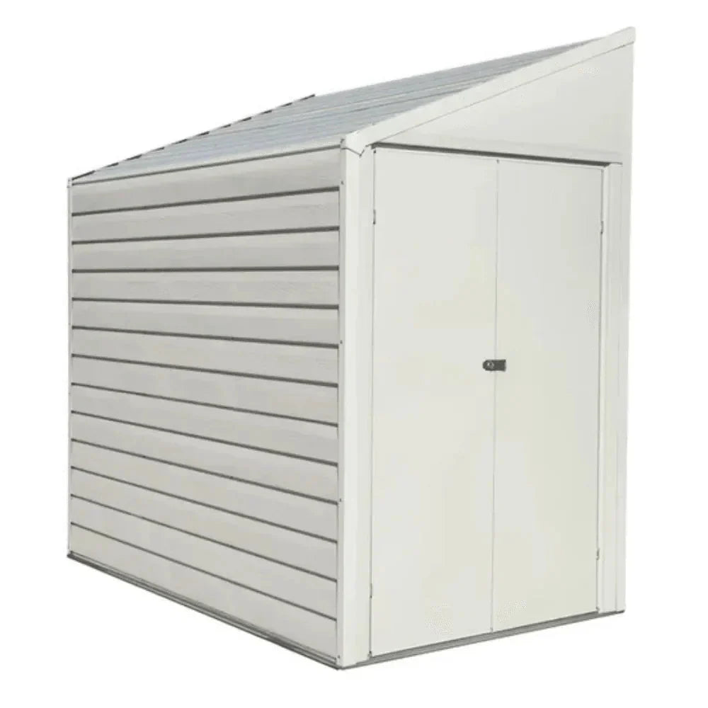 arrow-yardsaver-4-x-7-ft-galvanized-steel-lean-to-outdoor-storage-shed-eggshell-9746362 Arrow Yardsaver 4 x 7 ft. Galvanized Steel Lean-To Outdoor Storage Shed, Eggshell - Prioka