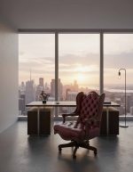 Arthur Leather Tufted Executive Chair - Image 9
