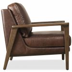 Ashland Leather Chair In Brown - Image 3