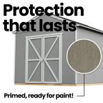 Astoria 12 ft. x 12 ft. Outdoor Wood Storage Shed - Image 2