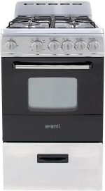 Avanti GR2013CSS 20-Inch Freestanding Gas Range, Stainless Steel - Image 2