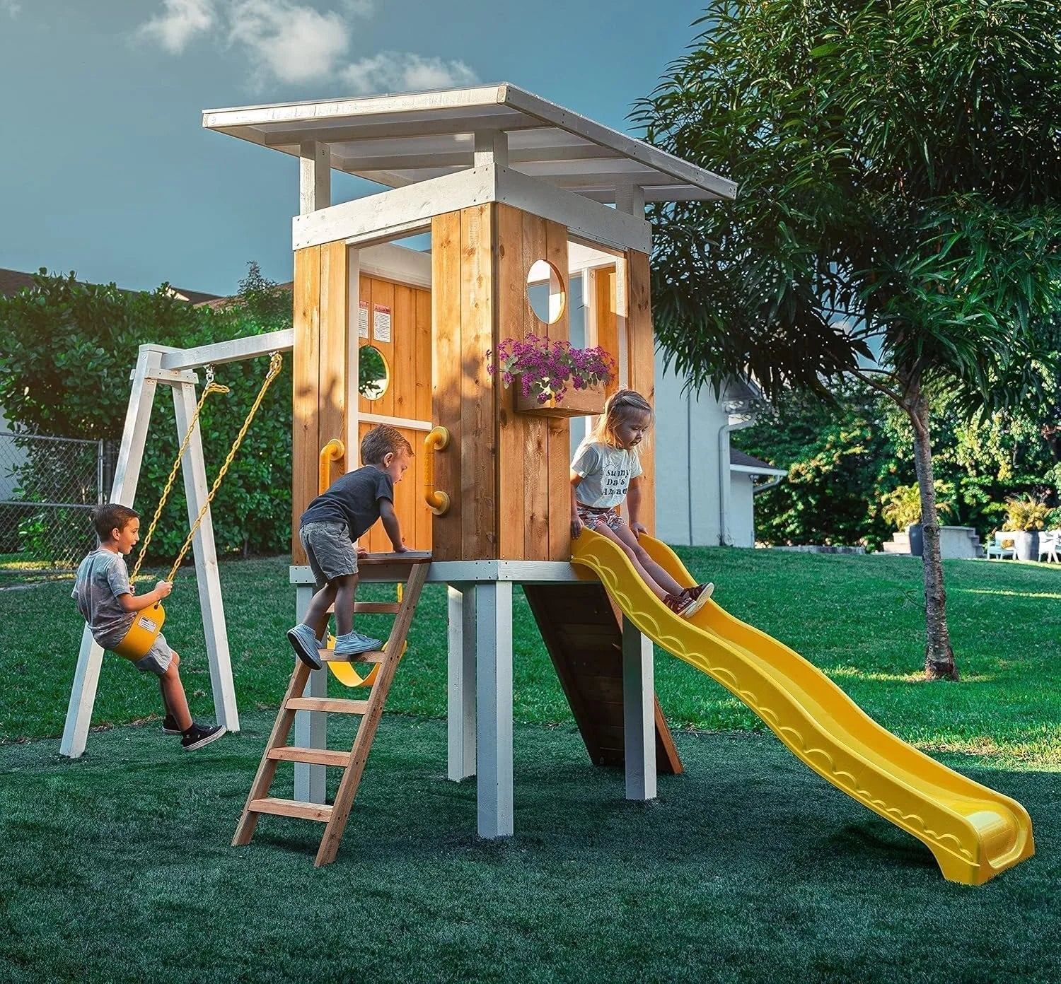 avenlur-forest-modern-backyard-outdoor-swing-set-1956507 Avenlur Forest Modern Backyard Outdoor Swing Set - Prioka