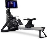 Aviron Strong Series Rower: 22″ HD Touchscreen, Dual Air & Magnetic Resistances up to 100 lbs. Game-Based Workouts, Streaming, Compact Designs