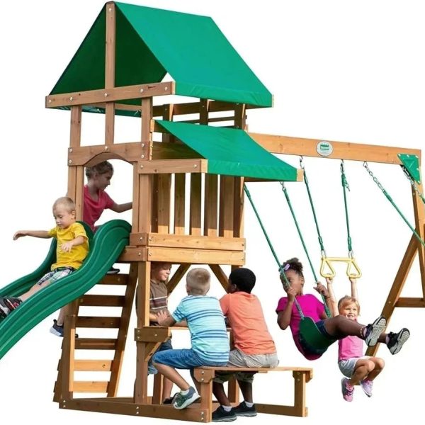 Backyard Discovery Belmont All Cedar Swing Set - Prioka