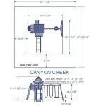 Backyard Discovery Canyon Creek Wooden Swing Set with Slide and Rock Wall - Image 2