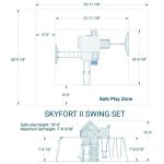 Backyard Discovery Skyfort II Wooden Swing Set with Wave Slide - Image 5