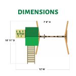 Basic Swing Set with Slide - Image 19