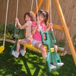 Bear Cave Lodge Swing Set – Installation Available - Image 2