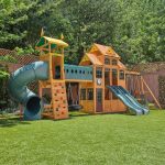 Bear Cave Lodge Swing Set – Installation Available - Image 18