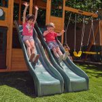 Bear Cave Lodge Swing Set – Installation Available - Image 21