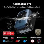 Beatbot Aquasense Pro Cordless Pool Cleaner Robot – Clarifies Water, Cleans Surface, Floor, Walls and Waterline, Intelligent Path Optimization, Surface Parking – Dark Blue - Image 5