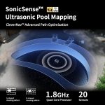 Beatbot Aquasense Pro Cordless Pool Cleaner Robot – Clarifies Water, Cleans Surface, Floor, Walls and Waterline, Intelligent Path Optimization, Surface Parking – Dark Blue - Image 4