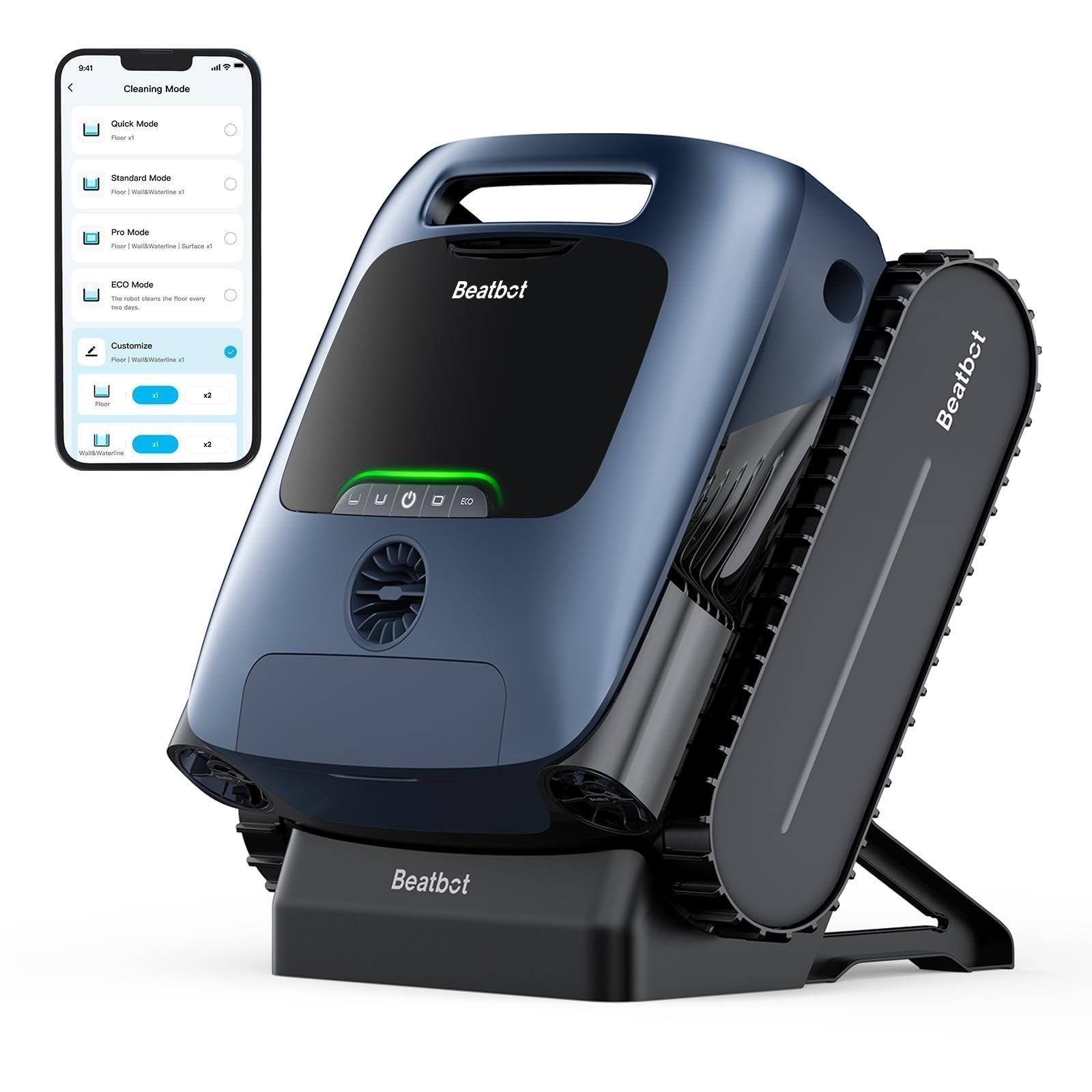 beatbot-aquasense-pro-cordless-pool-cleaner-robot-clarifies-water-cleans-surface-floor-walls-and-waterline-intelligent-path-optimization-surface-parking-dark-bl-9485814-2 Beatbot Aquasense Pro Cordless Pool Cleaner Robot – Clarifies Water, Cleans Surface, Floor, Walls and Waterline, Intelligent Path Optimization, Surface Parking – Dark Blue - Image 1