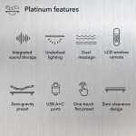 Beautyrest baselogic™ Platinum Head and Foot Adjustable Base with Massage - Image 9